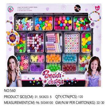 360Home Kinderspielzeug Perlen Bastel Schmuck Set 560